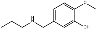 2-methoxy-5-[(propylamino)methyl]phenol 结构式