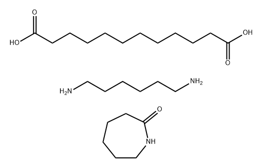 Dodecanedioic acid, polymer with hexahydro-2H-azepin-2-one and 1,6-hexanediamine 结构式