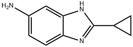 1H-Benzimidazol-5-amine,2-cyclopropyl-(9CI) 结构式