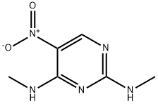 N,N'-DIMETHYL-5-NITRO-PYRIMIDINE-2,4-DIAMINE 结构式