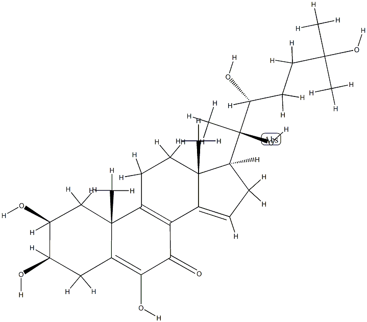 Calonysterone 结构式