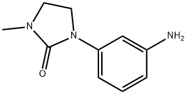 1-(3-AMINOPHENYL)-3-METHYLIMIDAZOLIDIN-2-ONE 结构式