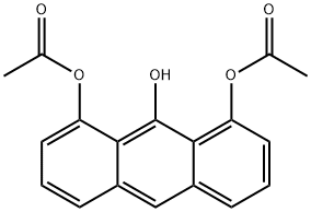 dithranol 1,8-diacetate 结构式