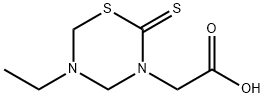 2H-1,3,5-Thiadiazine-3(4H)-aceticacid,5-ethyldihydro-2-thioxo-(9CI) 结构式