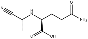 α-(N-γ-DL-Glutamyl)aminopropionitrile 结构式