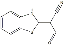 2-Benzothiazoleacetonitrile,alpha-(hydroxymethylene)-(9CI) 结构式