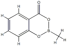 2-Methyl-4H-1,3,2-benzodioxaborin-4-one 结构式