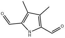 1H-Pyrrole-2,5-dicarboxaldehyde,3,4-dimethyl-(9CI) 结构式