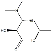 3,4,6-Trideoxy-3-dimethylamino-L-xylo-hexose 结构式