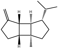 Β-波旁烯 结构式