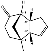 4,8-Methanoazulen-5(3H)-one,3a,4,6,7,8,8a-hexahydro-8-methyl-,(3aR,4S,8R,8aS)-rel-(9CI) 结构式