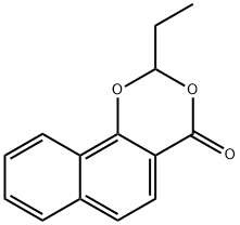 4H-Naphtho[1,2-d]-1,3-dioxin-4-one,2-ethyl-(9CI) 结构式
