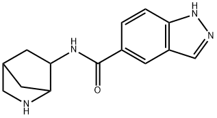 1H-Indazole-5-carboxamide,N-2-azabicyclo[2.2.1]hept-6-yl-(9CI) 结构式