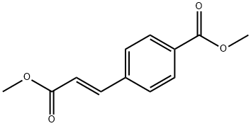 methyl (E)-4-(3-methoxy-3-oxoprop-1-en-1-yl)benzoate 结构式