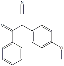 Benzenepropanenitrile, α-(4-methoxyphenyl)-β-oxo- 结构式