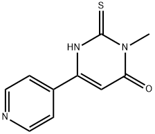 4(1H)-Pyrimidinone, 2,3-dihydro-3-methyl-6-(4-pyri