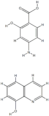 4-aminosalicylic acid oxine 结构式