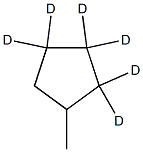 1-Methyl(2,2,3,3,4,4-2H6)cyclopentane 结构式