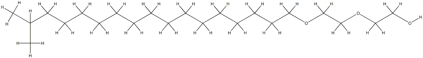 异硬脂醇聚醚-2 结构式