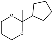 1,3-Dioxane,2-cyclopentyl-2-methyl-(9CI) 结构式