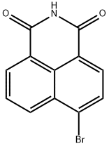 6-溴-1H-苯并〔脱〕异喹啉-1,3(2H)-二酮 结构式