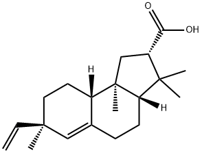 7β-Vinyl-2,3,3aβ,4,5,7,8,9,9aβ,9b-decahydro-3,3,7,9bα-tetramethyl-1H-benz[e]indene-2α-carboxylic acid 结构式