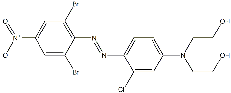 分散红 3BEL 结构式