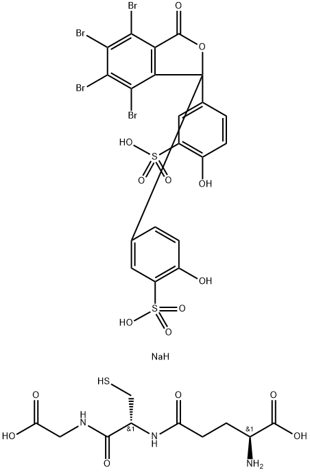 (sulfobromophthalein)glutathione conjugate 结构式