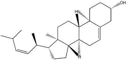 (22Z)-26,27-Dinorergosta-5,22-dien-3β-ol 结构式