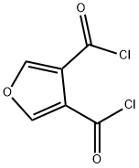 3,4-Furandicarbonyldichloride(9CI) 结构式