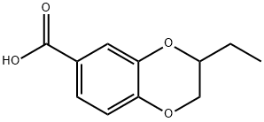 1,4-Benzodioxin-6-carboxylicacid,3-ethyl-2,3-dihydro-(9CI) 结构式