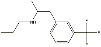 α-Methyl-N-propyl-3-(trifluoromethyl)benzeneethanamine 结构式