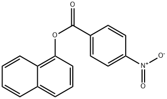 1-naphthyl 4-nitrobenzoate 结构式