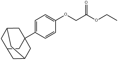 2-(4-(1-金刚烷)苯氧基)乙酸乙酯 结构式