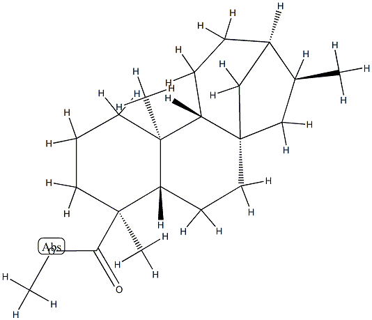Kauran-19-oic acid methyl ester 结构式