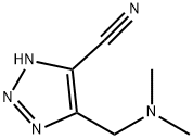 1H-1,2,3-Triazole-4-carbonitrile,5-[(dimethylamino)methyl]-(9CI) 结构式