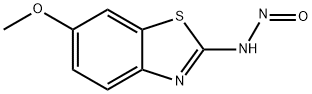 2-Benzothiazolamine,6-methoxy-N-nitroso-(9CI) 结构式