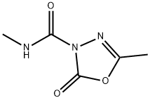 -delta-2-1,3,4-Oxadiazoline-4-carboxamide,  N,2-dimethyl-5-oxo-  (7CI,8CI) 结构式