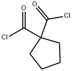 1,1-Cyclopentanedicarbonyldichloride(9CI) 结构式