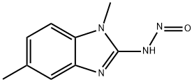 1H-Benzimidazol-2-amine,1,5-dimethyl-N-nitroso-(9CI) 结构式