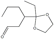 1,3-Dioxolane-2-propanal,2-ethyl-bta-propyl-(9CI) 结构式