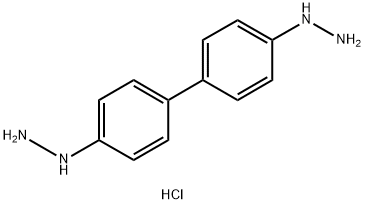 Hydrazine, 1,1'-biphenylylenedi-, dihydrochloride 结构式