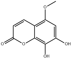 2H-1-Benzopyran-2-one,7,8-dihydroxy-5-methoxy-(9CI) 结构式