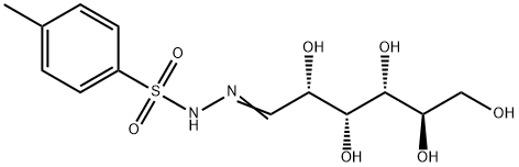 D-葡萄糖[(4-甲基苯基)磺酰基]腙 结构式