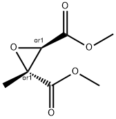 (2S,3S) - 二甲基2-甲基环氧乙烷-2,3-二羧酸酯 结构式