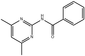N-(4,6-dimethyl-pyrimidin-2-yl)-benzamide 结构式