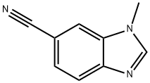 1H-Benzimidazole-6-carbonitrile,1-methyl-(9CI) 结构式