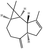 1aβ,2,3,4,4aβ,5,7aα,7bβ-Octahydro-1,1,7-trimethyl-4-methylene-1H-cycloprop[e]azulene 结构式