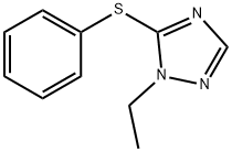 1H-1,2,4-Triazole,1-ethyl-5-(phenylthio)-(9CI) 结构式