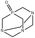 1,3,5-TRIAZA-7-PHOSPHAADAMANTANE-7-OXIDE 结构式